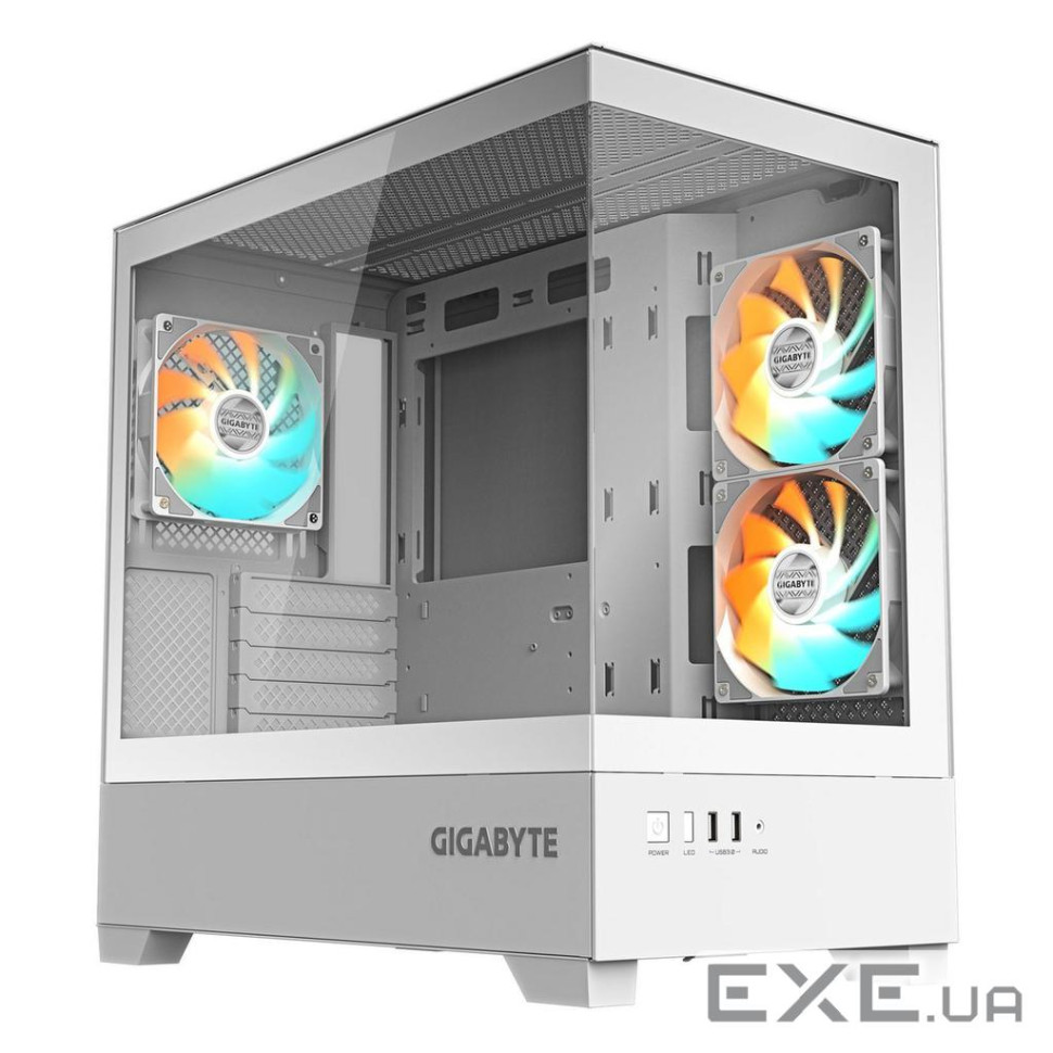 Корпус GIGABYTE C201 Panoramic Ice (GB-C201PI)