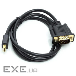 Кабель POWERPLANT Mini DisplayPort - VGA 1м Black (CA911998)