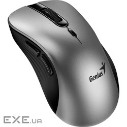 Миша Genius Ergo 8100S, Silent, AI, WL, сірий (31030040404)