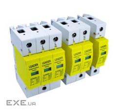 Обмежувач перенапруги Leader АC4P 385В 40кА (LA-SPD4P-40KA)