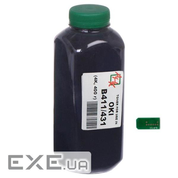 Тонер OKI B431, 400г+chip AHK (1401335)