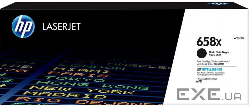 Картридж HP CLJ 658X Enterprise M751n/M751dn 33K Black (W2000X)
