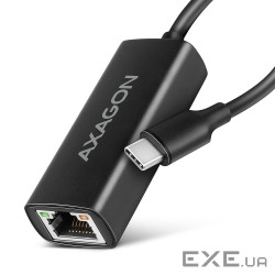 Мережевий адаптер AXAGON USB-C 3.2 Gen 1 to Gigabit Ethernet (ADE-ARC)
