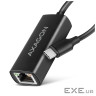 Мережевий адаптер AXAGON USB-C 3.2 Gen 1 to Gigabit Ethernet (ADE-ARC)