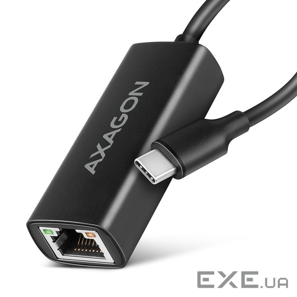 Мережевий адаптер AXAGON USB-C 3.2 Gen 1 to Gigabit Ethernet (ADE-ARC)