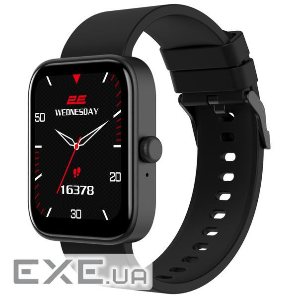 Смарт-годинник 2E Alpha SQ Music Edition 46mm Black (2E-CWW40BK)