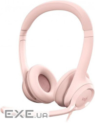 Навушники Logitech H390 USB Rose (981-001281)