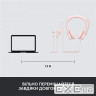 Навушники Logitech H390 USB Rose (981-001281)