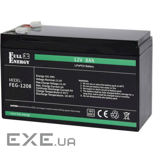 Акумуляторна батарея FULL ENERGY LiFePO4 FEG-1208 (FEG-128)