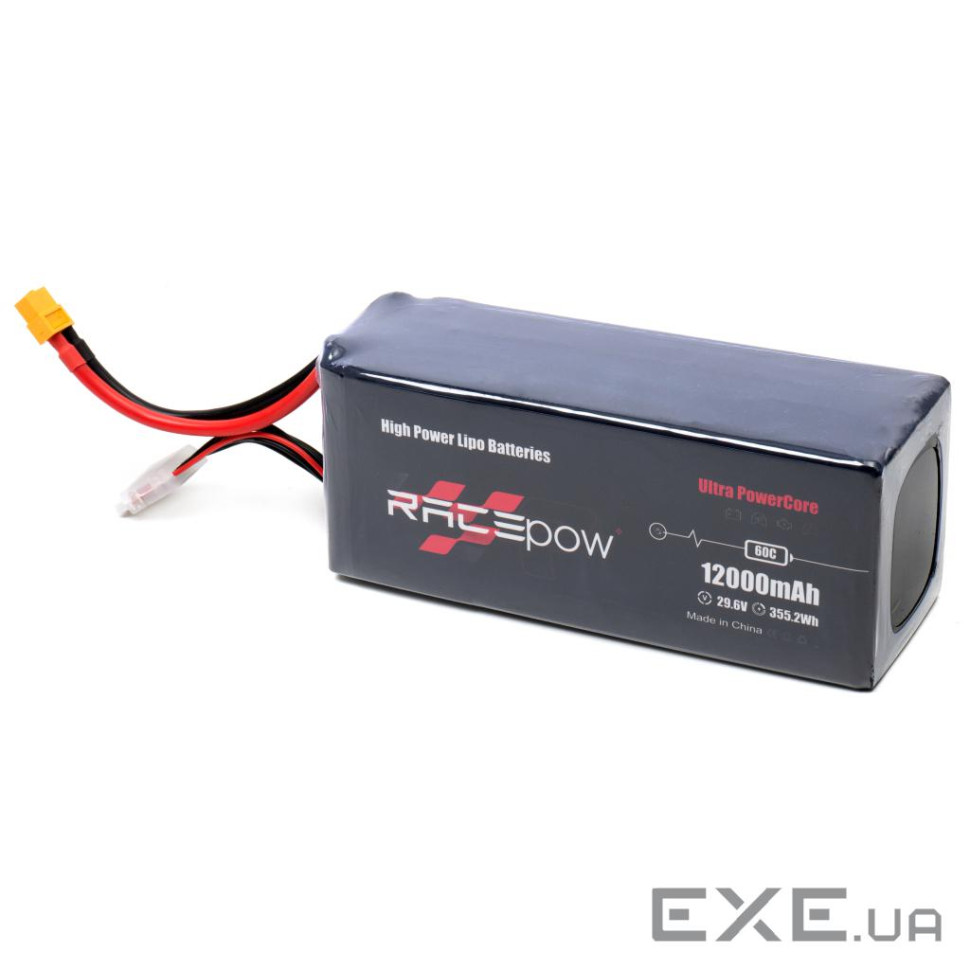 Акумуляторний блок RacePow 12000mAh 8S 60C (12000mAh-8S-60C)