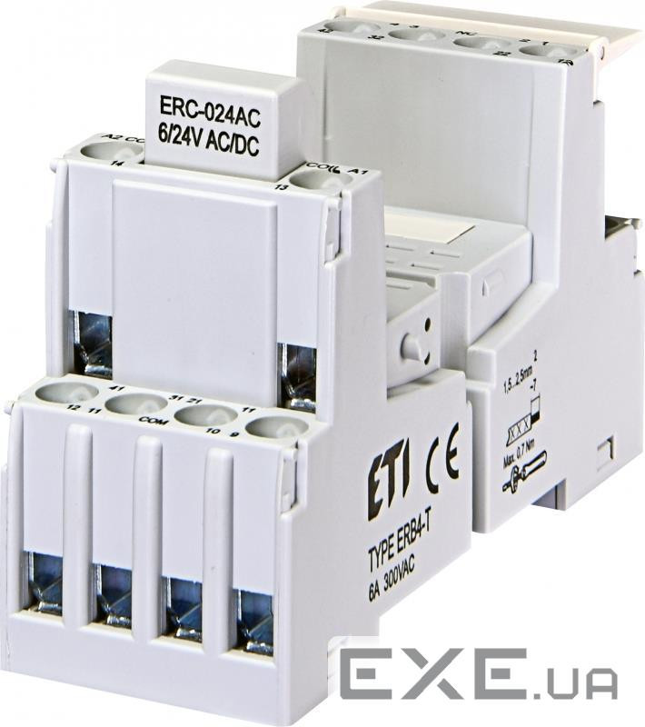 Цоколь ETI, ERB4-T тип Т (для ERM4) (2473014)