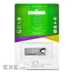 Флеш-накопичувач USB 32GB T&G 117 Metal Series (TG117BK-32G)