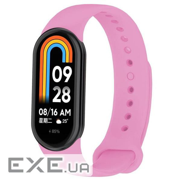 Силіконовий ремінець BeCover для Xiaomi Mi Smart Band 8 Hot Pink (709391)