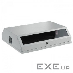 Шафа настінна Mirsan SLIM 3+5U 19" 537x475, RAL 7035 (MR.SLM.02)