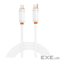 Дата кабель USB-C to Lightning 1.0m 27W white XO (XO-CB-300CL-WH)