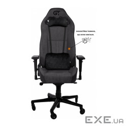 Крісло ігрове GT Racer X-8009 Dark Gray/Black (X-8009 Fabric Dark Gray/Black)