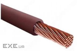Кабель електричний Мега-Люкс ДЕРЖСТАНДАРТ ПВ-3-1 ізоляція не підтримує горіння коричневе 100м (130468)