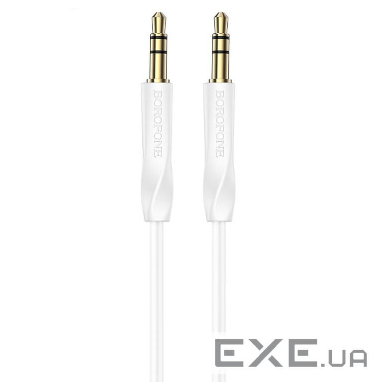 Аудіокабель BOROFONE BL16 Clear sound AUX audio cable White (BL16W)