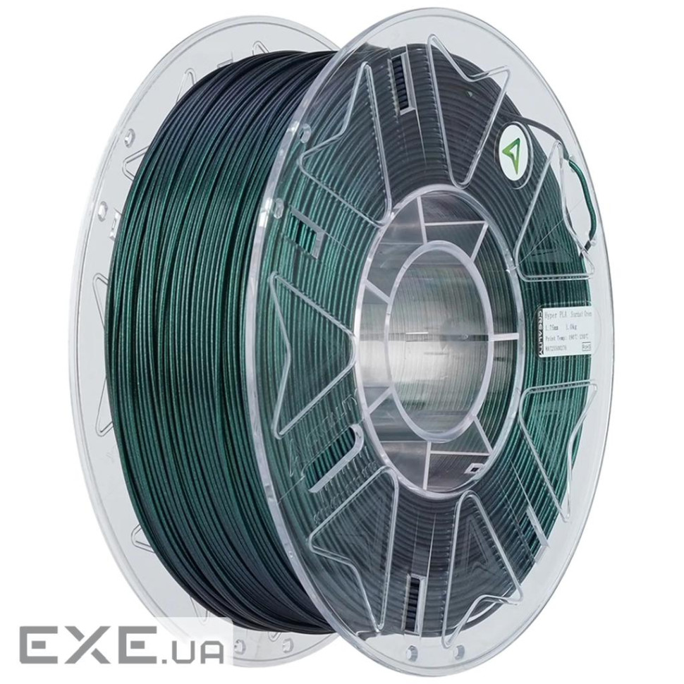 Пластик для 3D-принтера Creality PLA Hyper RFID Stardust 1.75mm, 1kg, green (3301010567)
