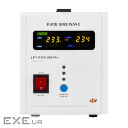 Джерело безперебійного живлення LogicPower LPY- PSW-800VA+ (4153)