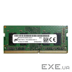 Модуль пам'яті MICRON SO-DIMM DDR4 3200MHz 4GB (MTA4ATF51264HZ-3G2R1)