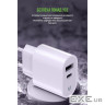 Зарядний пристрій MadeInFuture MFS12 12W 1xUSB-A + 1xUSB-C + cable USB-A to Lightning Whi (MIF82823)