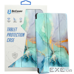 Чехол-книжка BeCover Soft Edge TPU для Xiaomi Redmi Pad SE 8.7 Green Marble (712574)