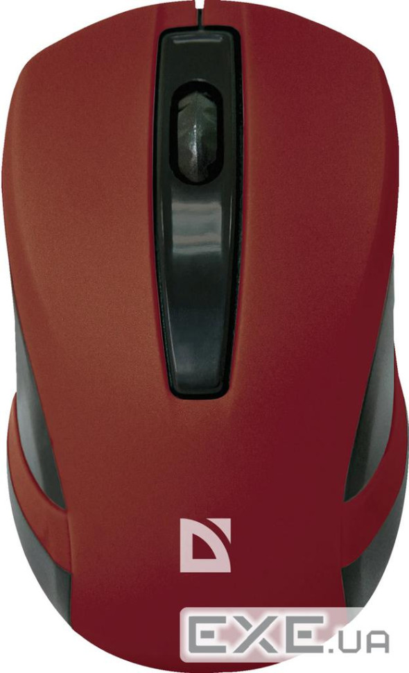 Миша Defender #1 MM-605, беспроводная, 3 кн. 1200 dpi, красная (MM-605 Red)