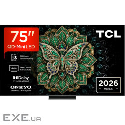 Телевізор TCL 75C6K PRO