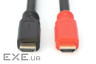 Кабель ASSMANN HDMI High speed із підсилювачем (AM/AM) 15m, black (AK-330105-150-S)