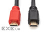 Кабель ASSMANN HDMI High speed із підсилювачем (AM/AM) 15m, black (AK-330105-150-S)
