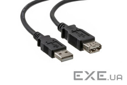 Кабель Goobay подовжувач USB2.0 A M/F 0.6m, AWG24+28 2xShielded D=4.0mm Cu (75.06.8625-1)