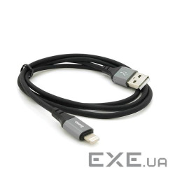 Кабель Hoco X86, Lightning-USB, 2.4A, довжина 1м , Black, BOX (Hoco X86 / LB)