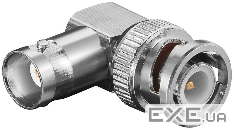 Перехідник мережевий BNC/50ohm M/F,90ёкутовий адаптер Gold (75.01.1345-100) Gold (75.01.1345-100)