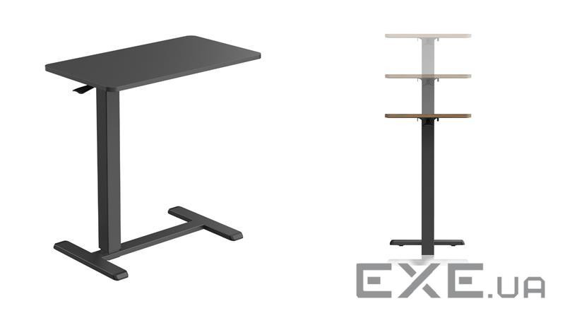 Стіл компактний 2E CE710BB, 710x400мм, регульована висота, чорний (2E-CE710BB-MECHANIC)