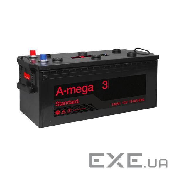 Акумулятор авто Мегатекс A-mega Standard (М3) 6СТ-190-АЗ (лев) ТХП 1100 (25356)