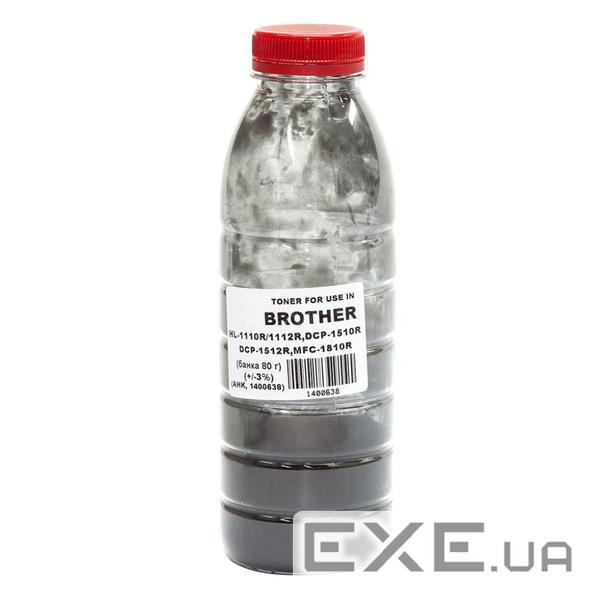 Тонер Brother HL-1110R/1112R, DCP-1512, 80г Black AHK (1400638)