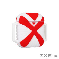 Чохол для навушників X-HuWei i-Smile для Apple AirPods IPH1443 Red+White (702334)