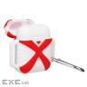 Чохол для навушників X-HuWei i-Smile для Apple AirPods IPH1443 Red+White (702334)