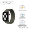 Ремінець Armorstandart Braided Solo Loop для Apple Watch 38mm/40mm/41mm Inverness Green Si (ARM58063)