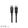 Кабель мультимедійний DisplayPort M to DisplayPort M 1.0m V1.2 4K60Hz black HP (HP_DHC-DP01-1M)