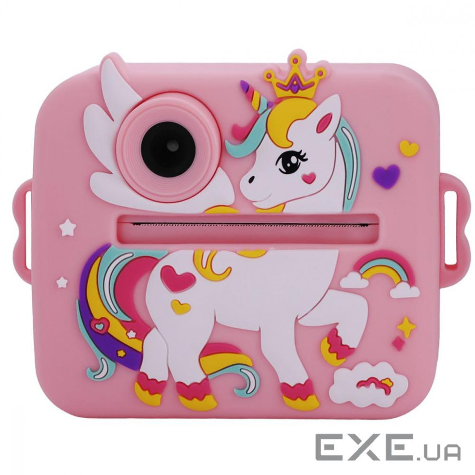 Детская фотокамера моментальной печати Rainbow pink (62568 pink)