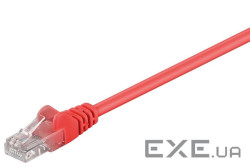 Патч-корд неекранований RJ45 UTP5e 7.5m, patch AWG28 D=4.5mm Gold Protect, червоний (75.06.8389-1)