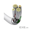 Дата кабель USB 2.0 AM to Lightning 1.0m 2.4A white Baseus (CALYS-A02)
