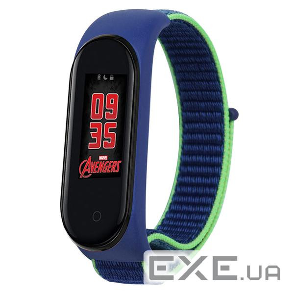 Ремінець для фітнес браслета BeCover Nylon Style для Xiaomi Mi Smart Band 5/6 Blue-Green (705418)