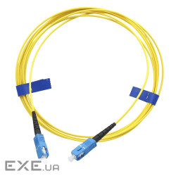 Патчкорд SC/UPC-SC/UPC SM 15м Simplex Slim (UPC-15SCSC(SM)S(ON)S)