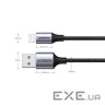 Дата кабель USB 2.0 AM to Lightning 2.0m US199 2.4A Black Ugreen (60158)