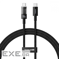 Кабель Baseus Gem Fast-Charging Data Cable Type-C to Type-C 100W 1m black (P10373000111-00)