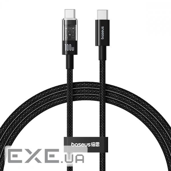 Кабель Baseus Gem Fast-Charging Data Cable Type-C to Type-C 100W 1m black (P10373000111-00)