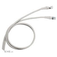 Патч-корд Legrand RJ45, кат. 5e, F / UTP, ПВХ, сірий, 1.0 м, LCS2 (051640)